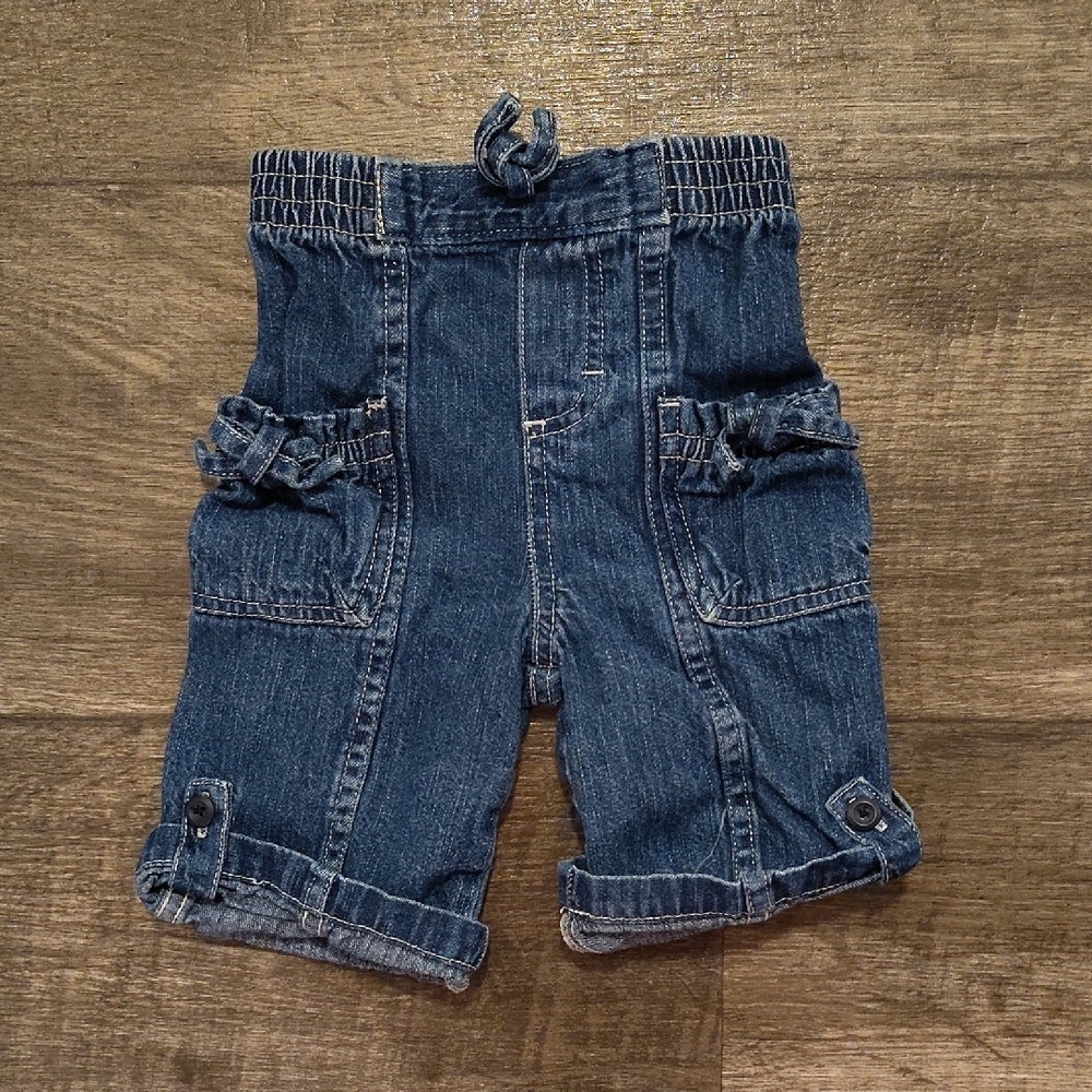OshKosh B'gosh Blue Denim Cargo Shorts